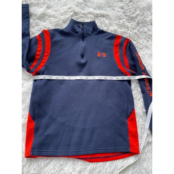 Under Armour Sweater Blue and Orange Youth UNISEX Sz S Gently used - Picture 5 of 7